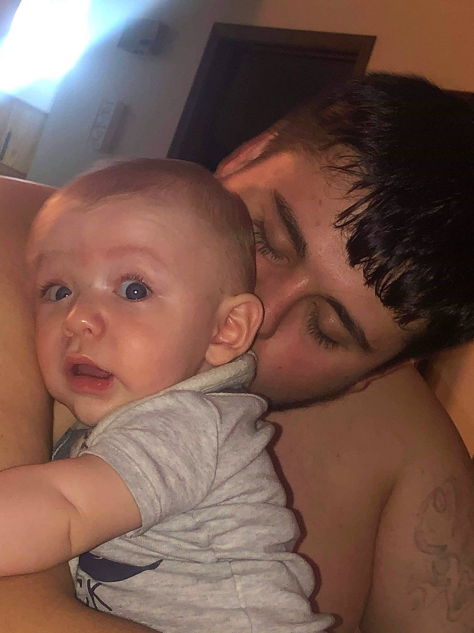 Levi joined the competition — help win amazing prizes! arm, baby, cheek, chest, child, ear, eye, face, forehead, gesture, hug, interaction, love, mouth, muscle, neck, nose, person, skin, toddler