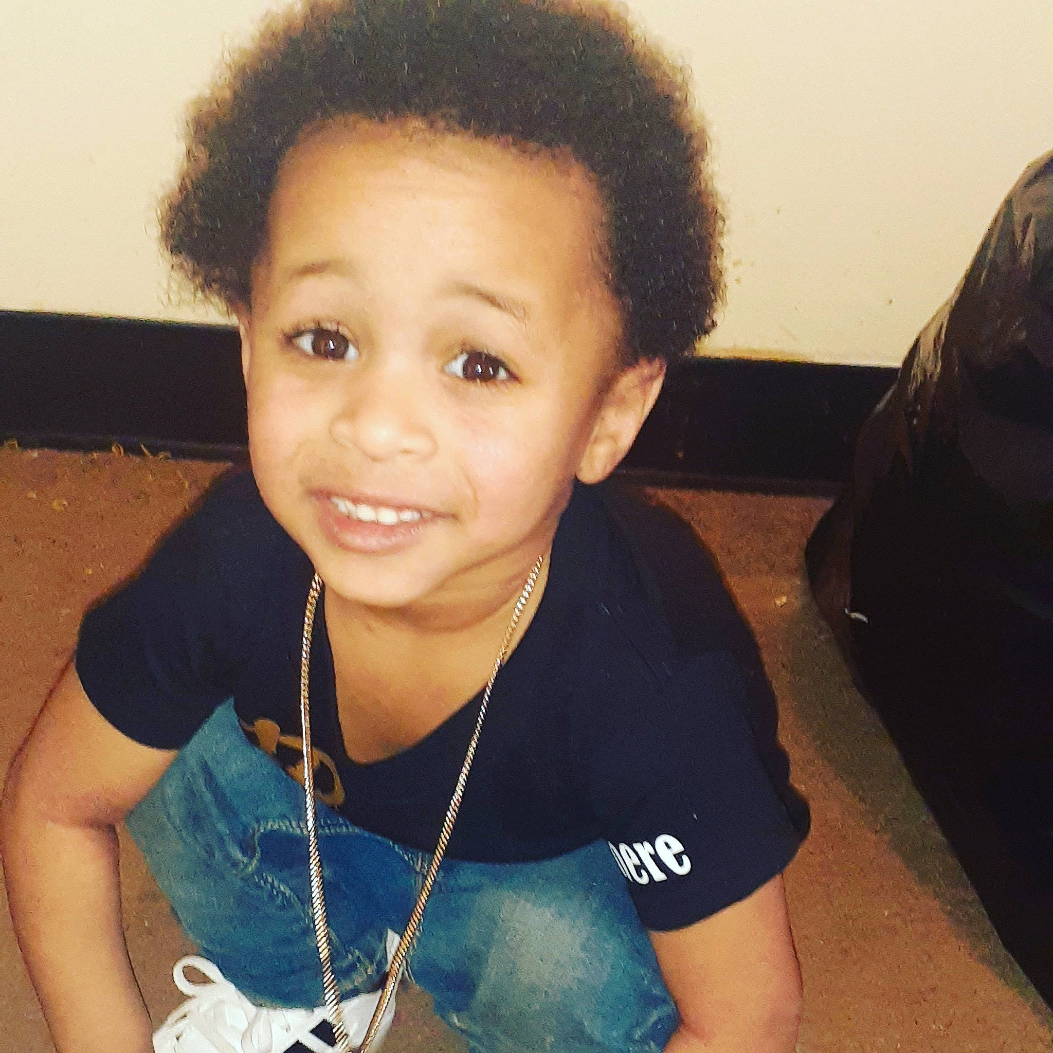 Jamere joined the competition — help win amazing prizes! afro, beauty, black_hair, child, cool, eyebrow, face, forehead, hair, hairstyle, happy, head, joy, lip, person, photography, s_curl, selfie, smile, t_shirt