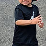 Zayeremiah joined the competition — help win amazing prizes! child, boy, red_beret, black_tshirt, pants, boots, street, sidewalk, walking, smiling, playful, outdoor, fashion, casual_clothing, young, happy, cute, confident, urban, hat