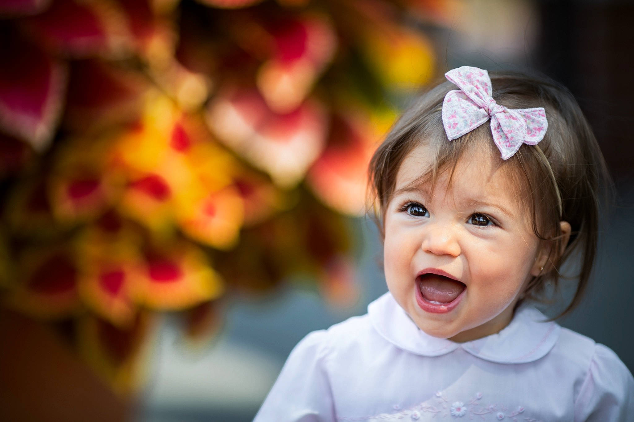 Callie joined the competition — help win amazing prizes! baby, baby_toddler_clothing, child, event, eye, eyelash, fashion_accessory, flash_photography, fun, hair_accessory, happy, headband, headpiece, laugh, person, pink, portrait_photography, sleeve, smile, toddler