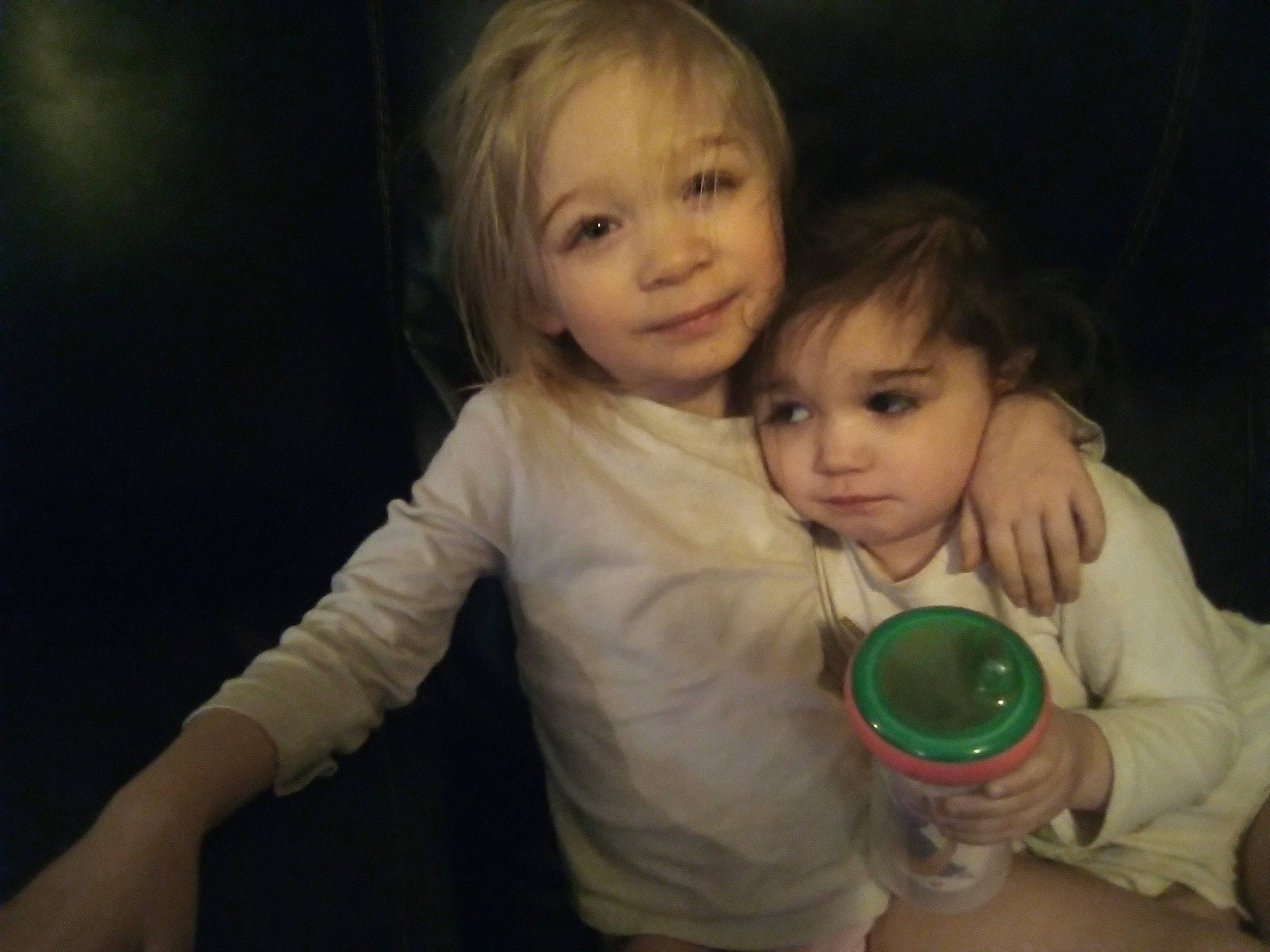 Crystal joined the competition — help win amazing prizes! baby_toddler_clothing, cheek, child, comfort, drinkware, eye, face, flash_photography, fun, gesture, hair, happy, iris, lip, mouth, nose, person, skin, smile, t_shirt