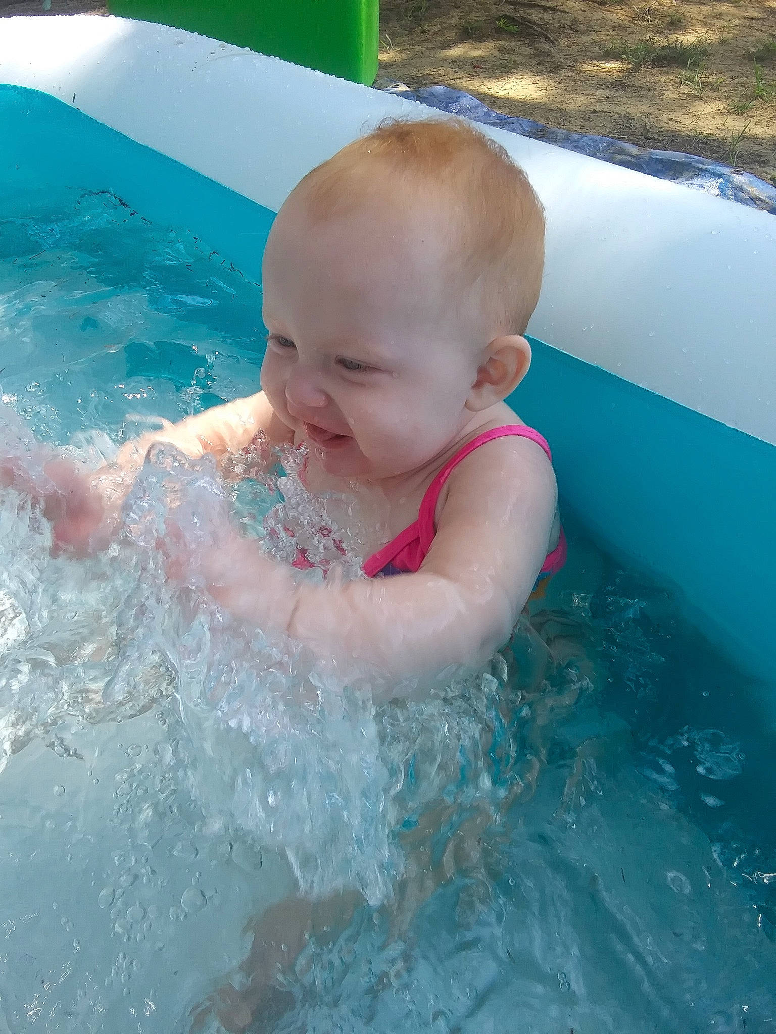 Journea is registered to the contest to win money with this photo: baby, bathing, child, fun, leisure, person, product, recreation, skin, smile, summer, swimming_pool, toddler, vacation, water