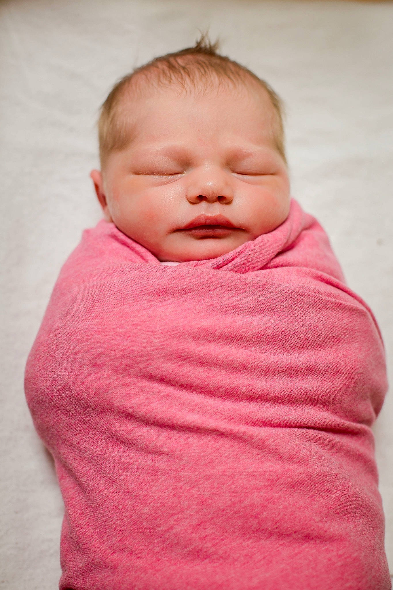 Kaylynn is registered to the contest to win money with this photo: baby, cheek, child, chin, face, head, lip, mouth, neck, person, pink, skin, toddler