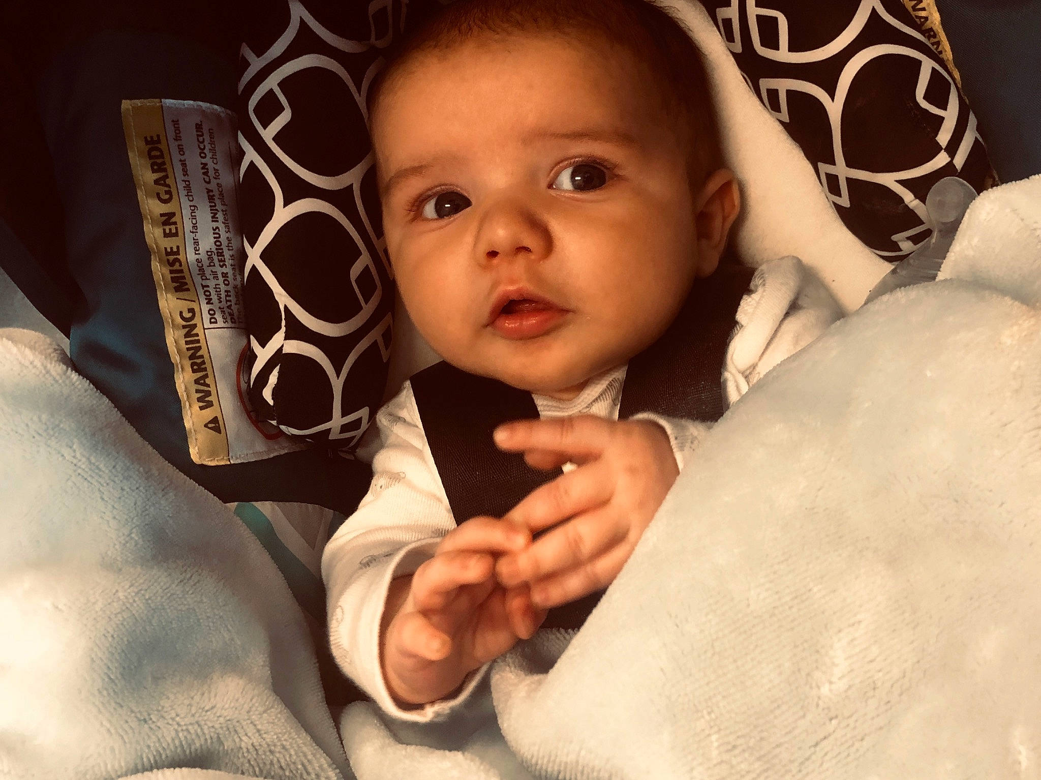 Jaxston joined the competition — help win amazing prizes! baby, cheek, child, eye, face, finger, gesture, hand, head, lip, mouth, nose, person, skin, smile, thumb, toddler