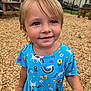 Gracelynn joined the competition — help win amazing prizes! child, toddler, smiling, blue_dress, unicorn, rainbow, flowers, butterfly, outdoor, playground, wood_chips, person, short_hair, daylight, happy, cute, casual_clothing, playing, park, young_child
