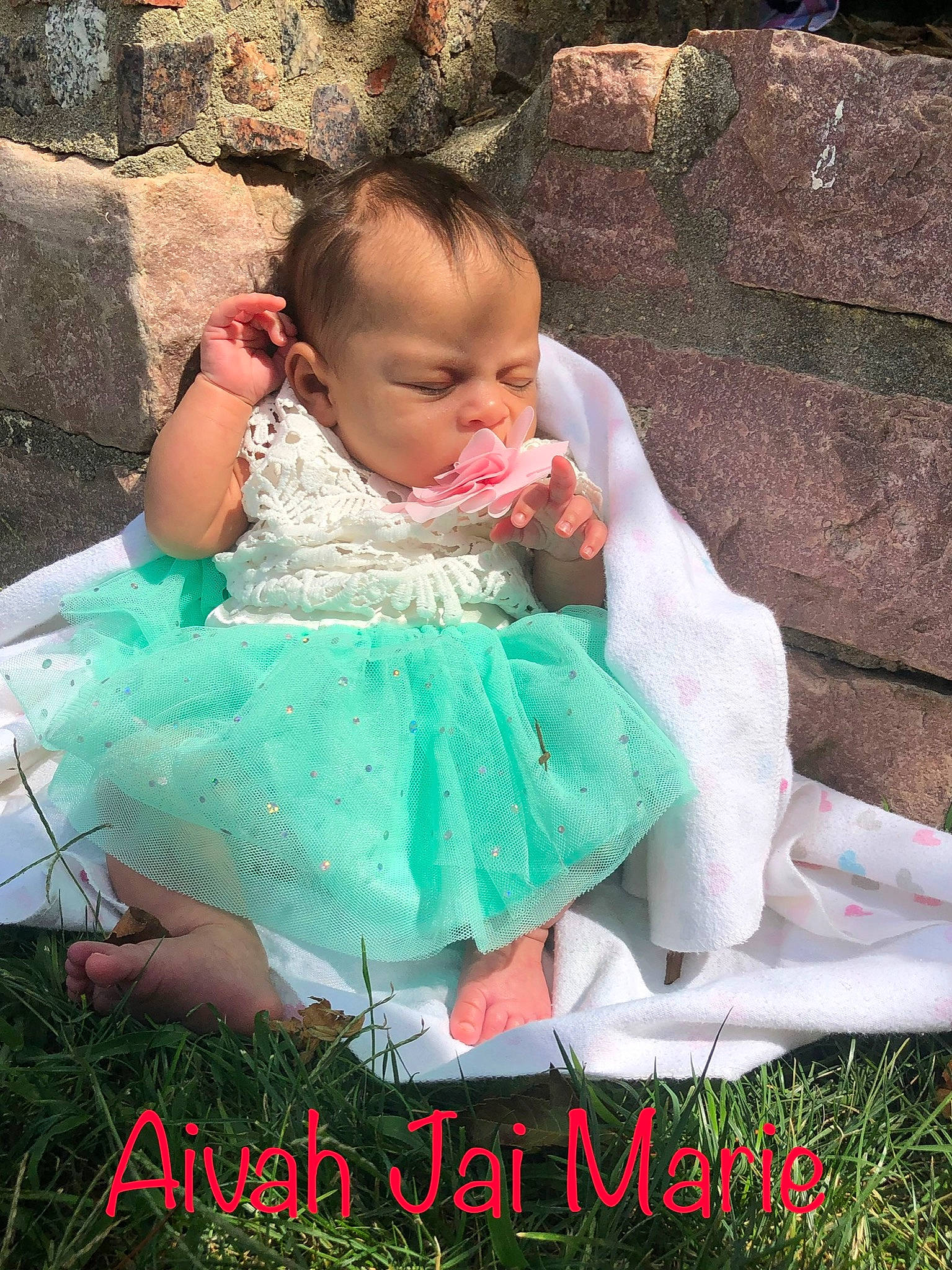 Aivah joined the competition — help win amazing prizes! baby, baby_products, baby_toddler_clothing, child, costume, dress, hair_accessory, happy, pattern, person, product, sitting, toddler