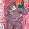 Saniah joined the competition — help win amazing prizes! baby, sleeping, pacifier, knitwear, hat, blanket, pink, purple, infant, cozy, cute, child, bed, soft, toy, hand, foot, pattern, resting, indoors