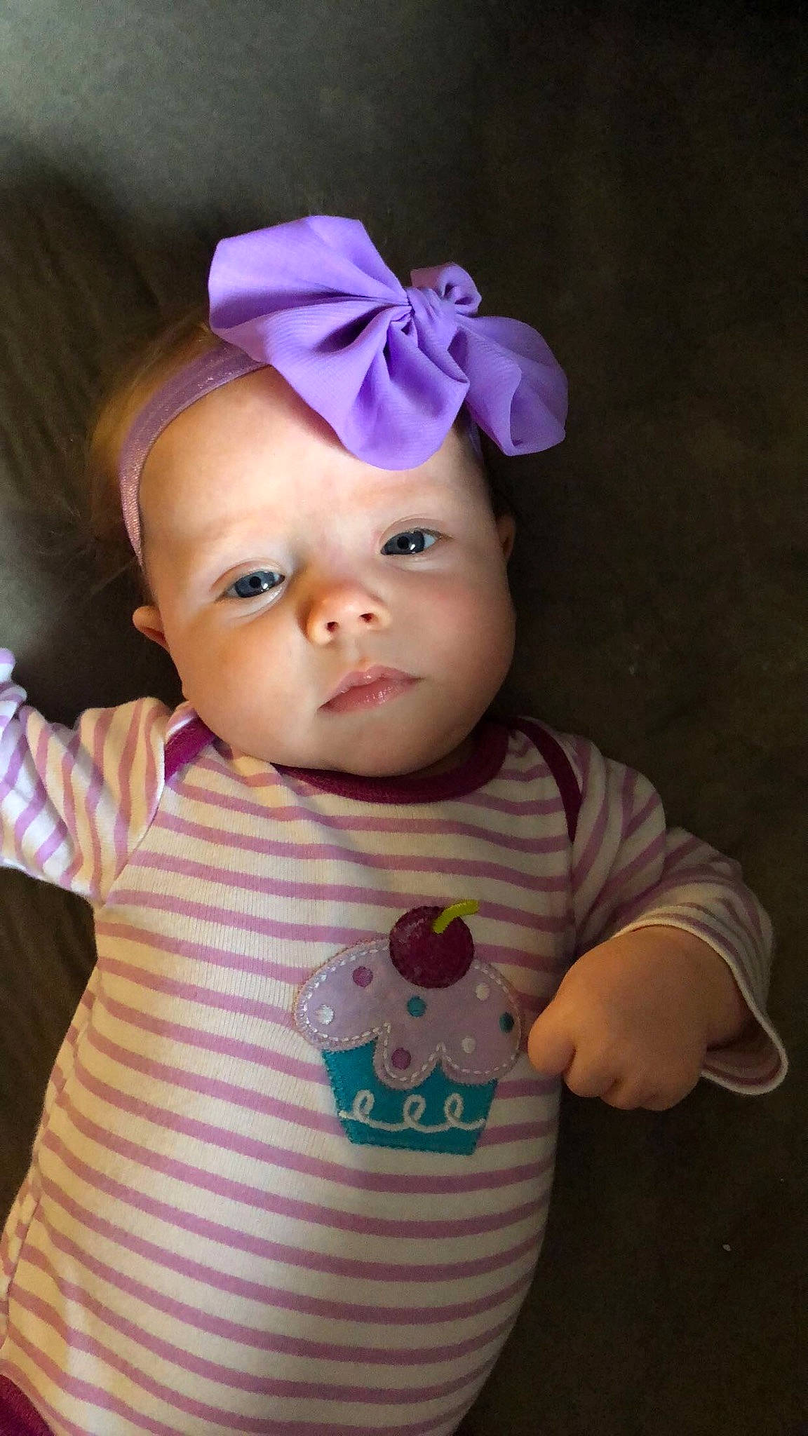 Emberleigh joined the competition — help win amazing prizes! cheek, child, eye, girl, hair_accessory, headband, headgear, infant, iris, person, pink, product, purple, skin, toddler