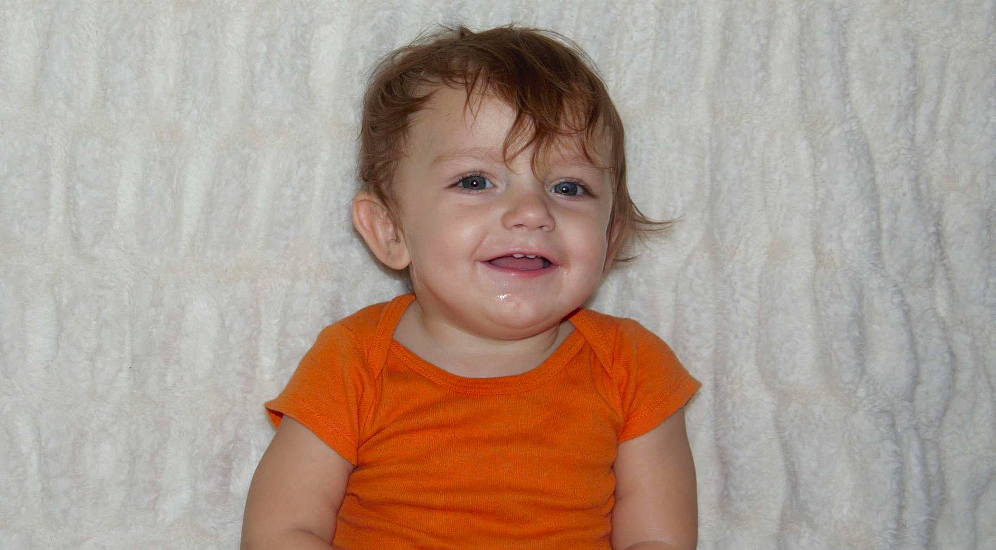 Jaxon is registered to the contest to win money with this photo: baby, baby_toddler_clothing, cheek, child, chin, eye, eyebrow, eyelash, face, fun, happy, head, iris, joy, lip, nose, person, sleeve, smile, t_shirt