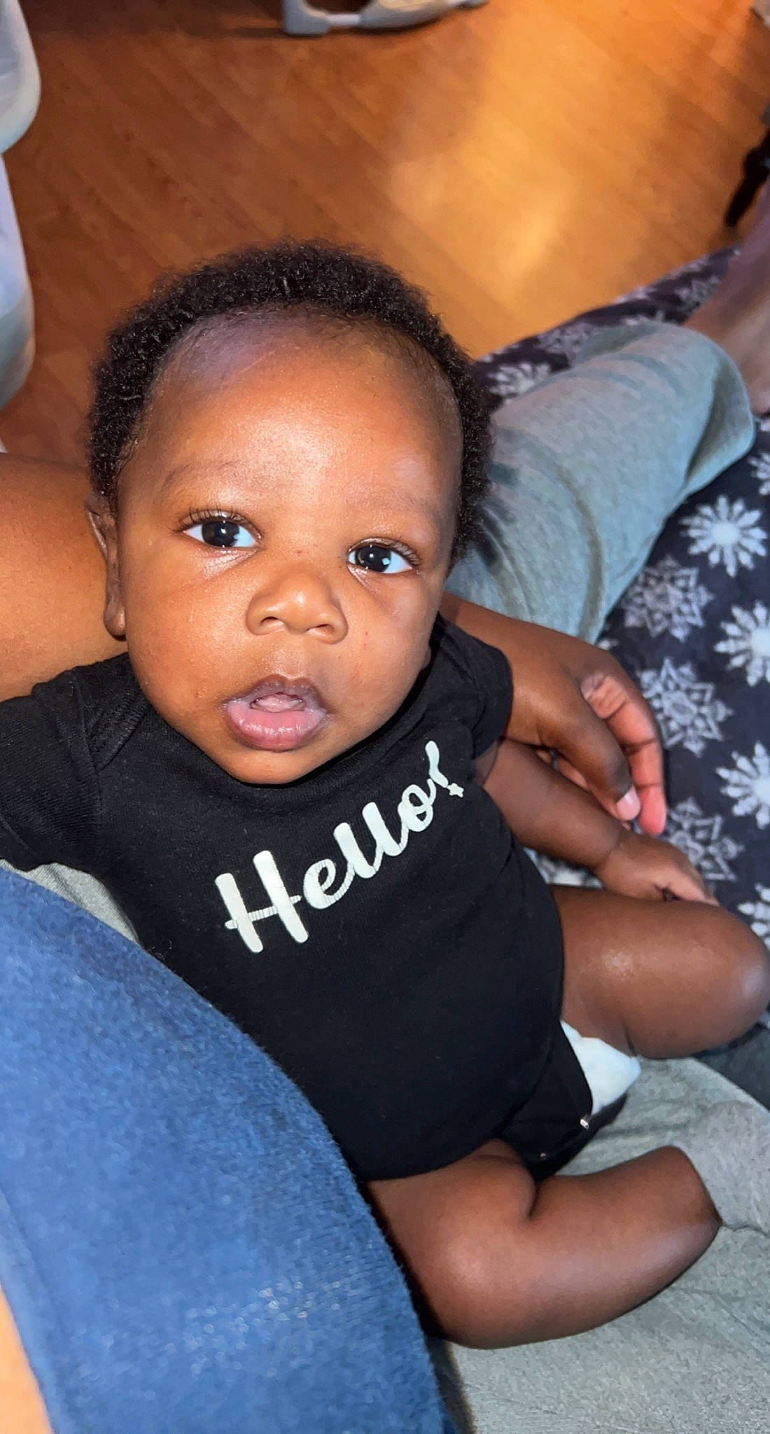 Haden joined the competition — help win amazing prizes! baby_toddler_clothing, black_hair, cheek, child, chin, elbow, eyebrow, eyelash, flash_photography, forehead, fun, gesture, hairstyle, happy, iris, joint, lip, nose, person, skin