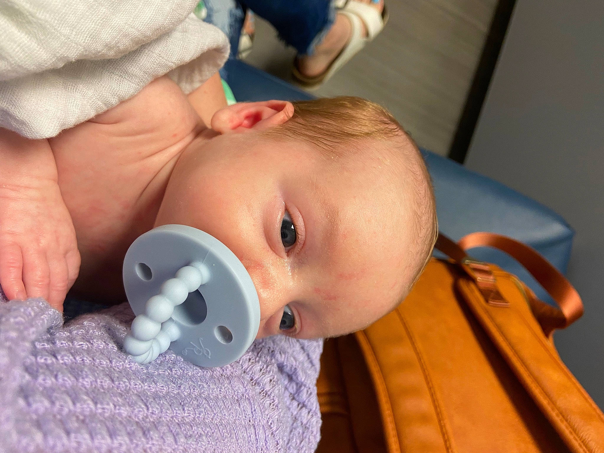 Camden joined the competition — help win amazing prizes! baby, baby_products, baby_toddler_clothing, cheek, child, comfort, ear, eye, eyelash, finger, fun, gesture, head, hearing, mouth, nose, person, room, service, skin