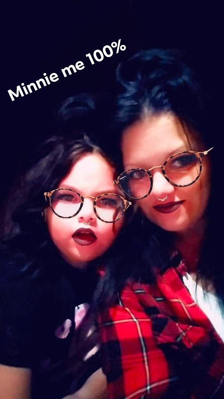 Alicia is registered to the contest to win money with this photo: black_hair, chin, darkness, event, eyebrow, eyelash, eyewear, flash_photography, font, fun, glasses, goggles, hairstyle, happy, lip, pattern, person, plaid, smile, tartan