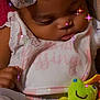 baby, sleeping, bow, bib, plush_toy, frog, blanket, child, peaceful, soft_toys, cute, infant, indoors, clothing, closeup, face, resting, adorable, pink, sparkles
