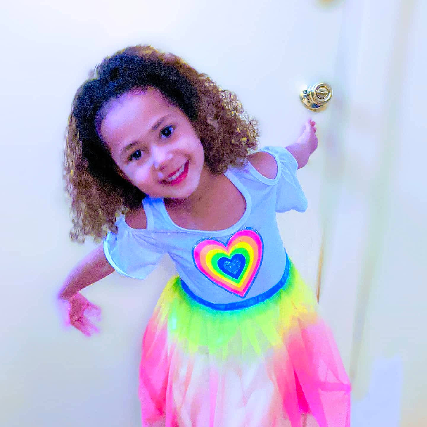 Thalia joined the competition — help win amazing prizes! baby_toddler_clothing, child, child_model, clothing, costume, dress, joy, person, pink, play, smile, t_shirt, toddler