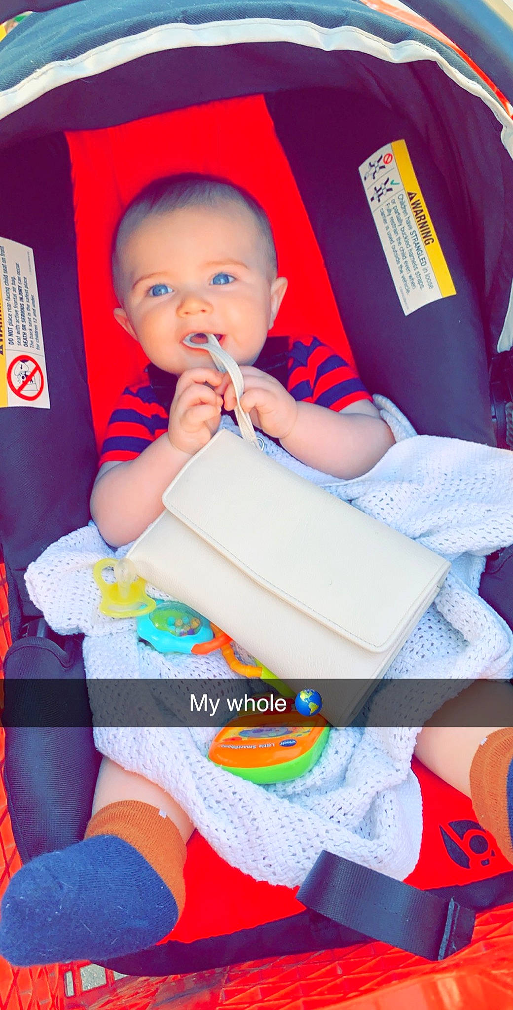 Konnor joined the competition — help win amazing prizes! baby, cheek, child, person, play, sitting, toddler