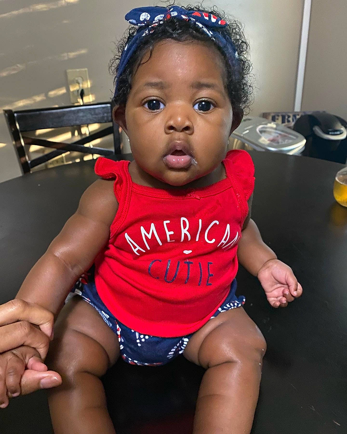Kenzlee joined the competition — help win amazing prizes! arm, baby_toddler_clothing, black_hair, chair, cheek, chest, elbow, eye, eyelash, hairstyle, happy, leg, lip, neck, organ, person, skin, standing, thigh, toddler