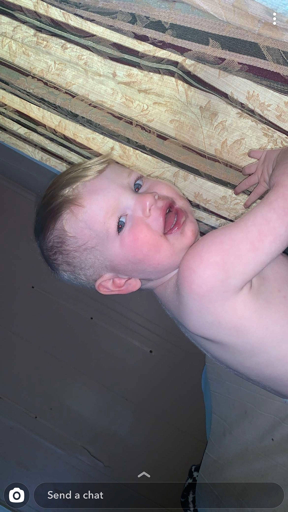 Damon is registered to the contest to win money with this photo: child, chin, ear, hair, muscle, neck, nose, person, skin