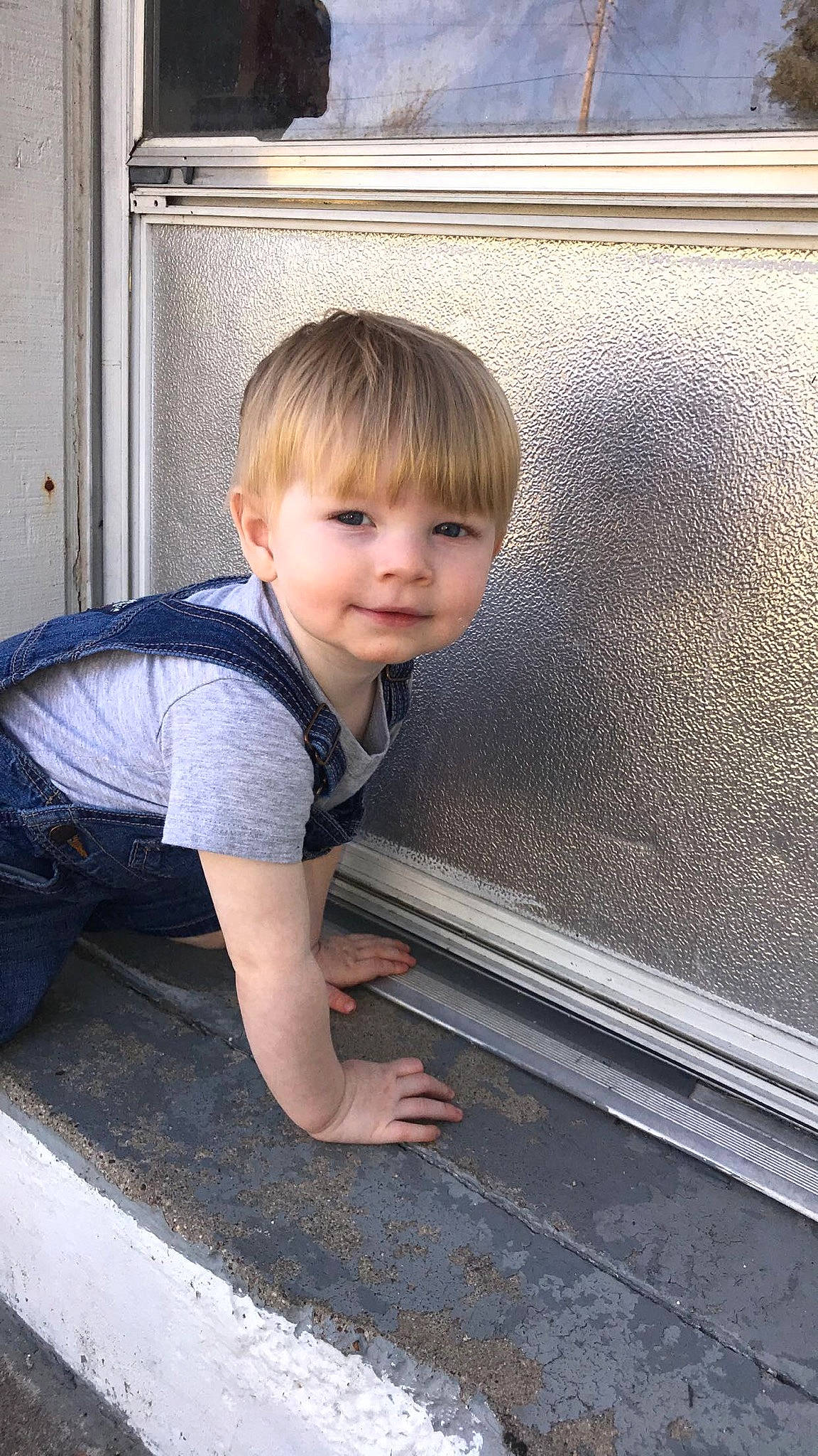 Damon joined the competition — help win amazing prizes! child, person, toddler, window