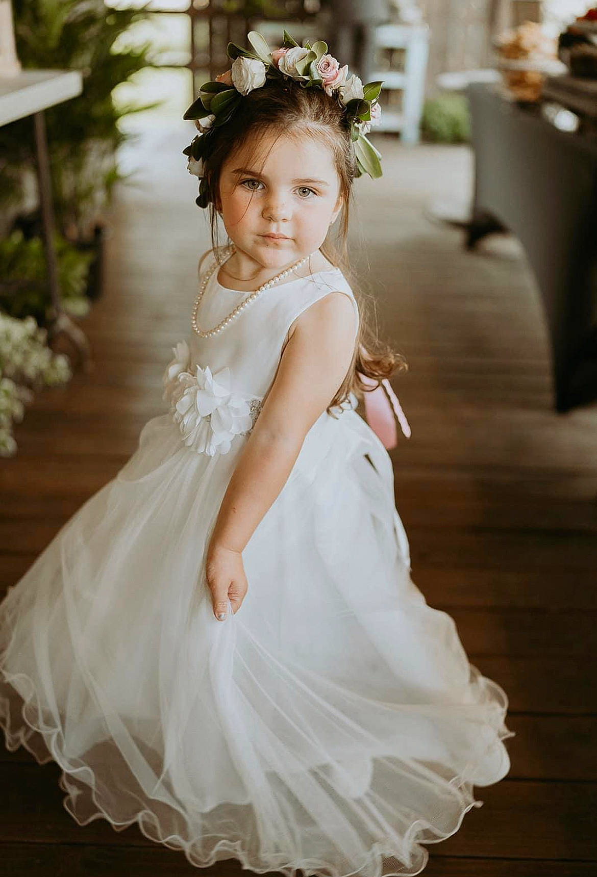 Jerzie joined the competition — help win amazing prizes! bridal_clothing, bridal_party_dress, dress, embellishment, eye, facial_expression, fashion, flash_photography, gown, hair, hairstyle, happy, head, headpiece, iris, person, plant, skin, smile, wedding_ceremony_supply