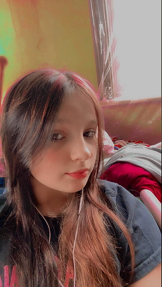 Chelsea joined the competition — help win amazing prizes! bangs, black_hair, blond, brown_hair, cheek, eyelash, forehead, hair, happy, jaw, layered_hair, lip, long_hair, nose, person, pink, selfie, skin, step_cutting, street_fashion