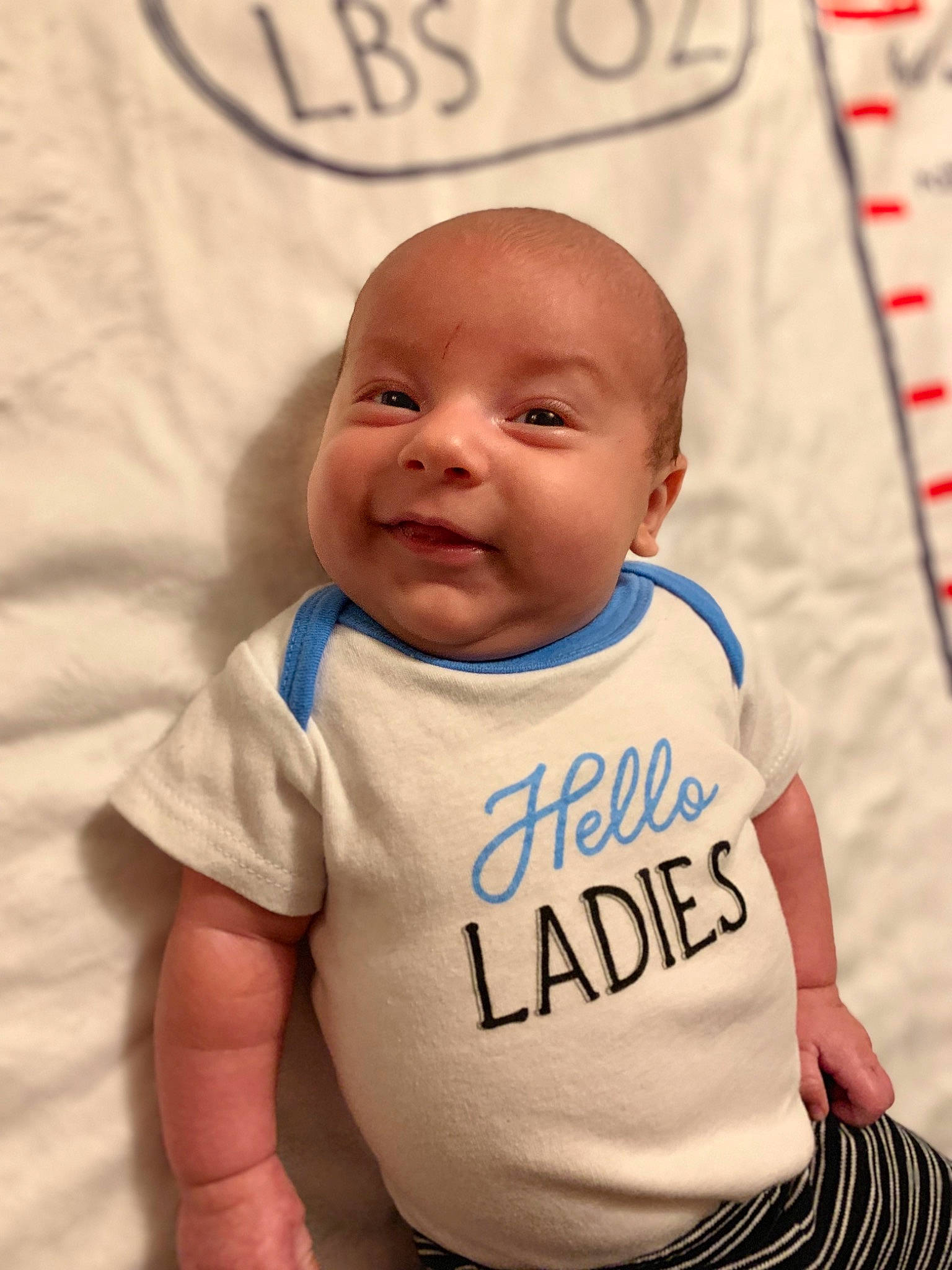 Calvyn joined the competition — help win amazing prizes! baby, baby_toddler_clothing, blue, cheek, child, happy, head, person, skin, sleeve, smile, t_shirt, toddler