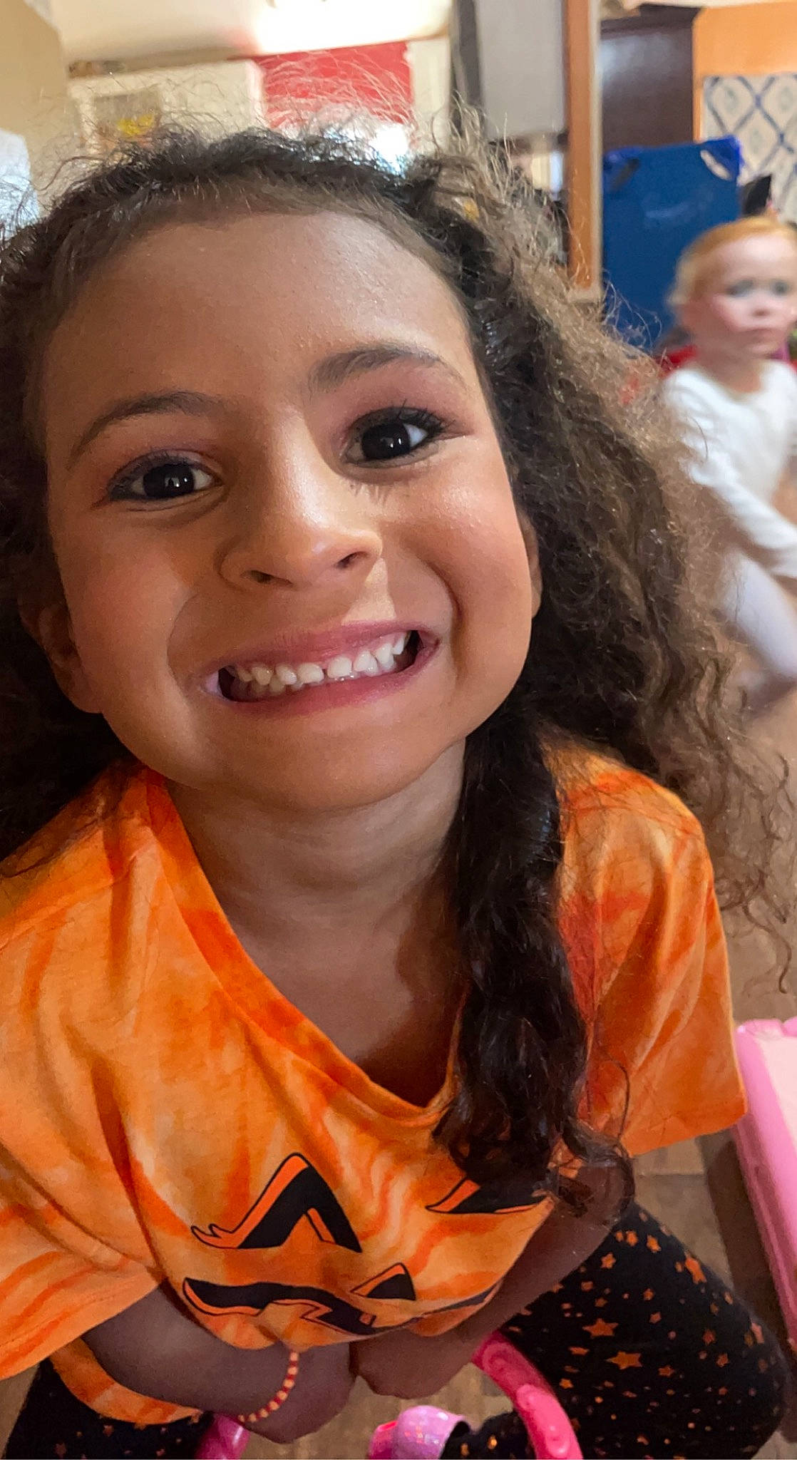 Emaleigh joined the competition — help win amazing prizes! beauty, blurred, cheek, chin, event, eyebrow, eyelash, forehead, fun, hair, happy, human, iris, joy, lip, long_hair, nose, orange, organ, person