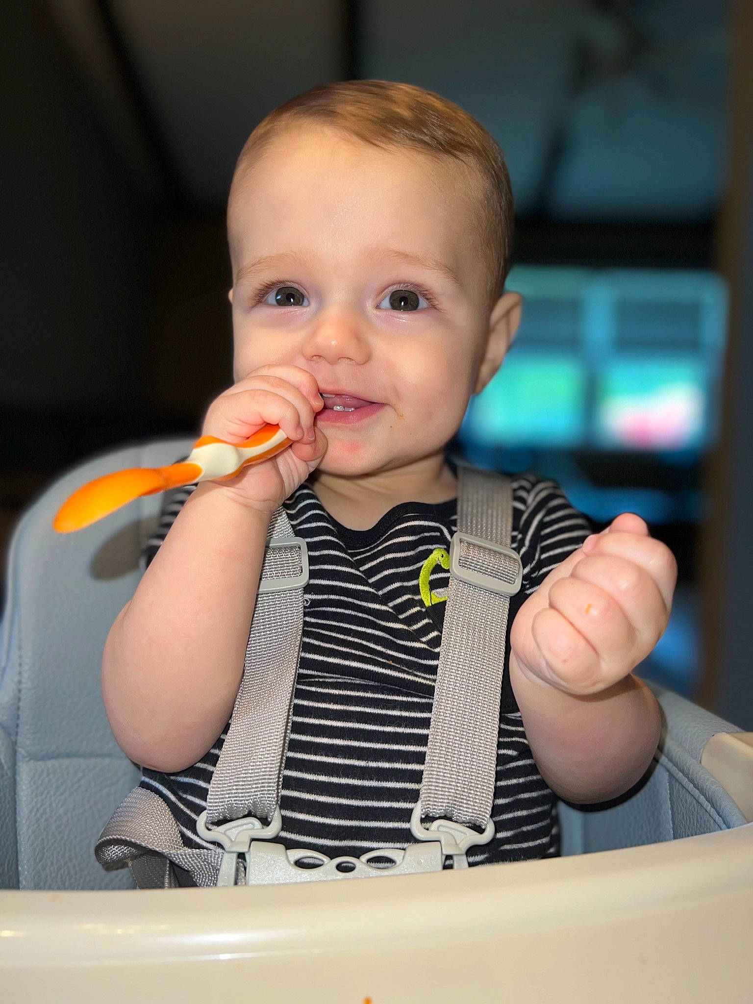 Alakai joined the competition — help win amazing prizes! arm, baby, baby_playing_with_food, baby_toddler_clothing, biting, cheek, child, eyelash, finger, fun, gesture, happy, iris, mouth, nose, person, sitting, skin, sleeve, thumb