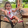 backyard, chair, child, clothing, face, footwear, furniture, grass, head, nature, outdoors, park, person, photography, plant, portrait, sandal, sitting, summer, yard
