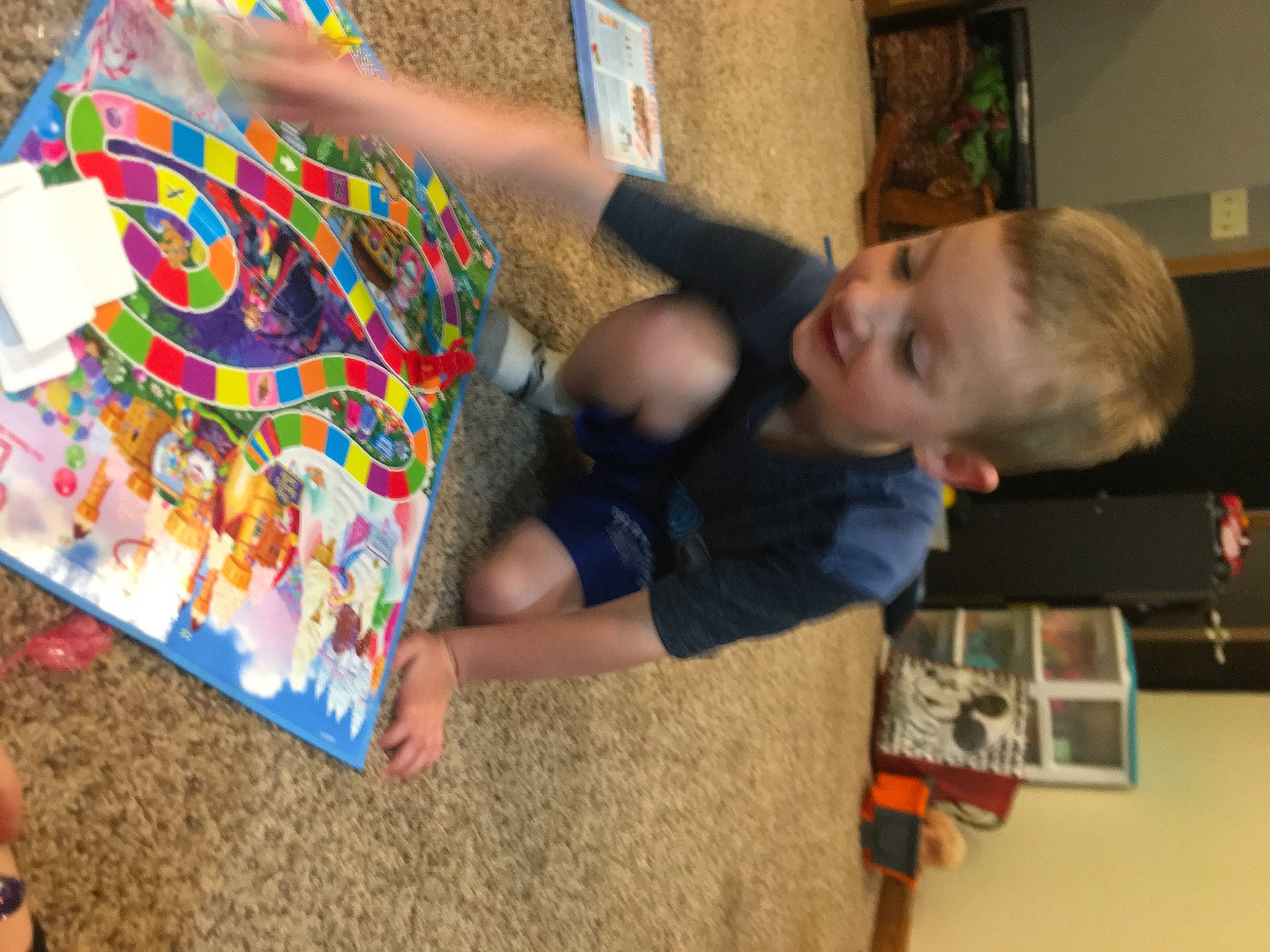 Larry joined the competition — help win amazing prizes! adaptation, art, child, fun, learning, person, play, reading, room, toddler