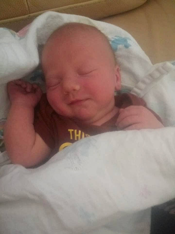 Negan is registered to the contest to win money with this photo: baby, bedtime, birth, cheek, child, face, hand, head, lip, mouth, nap, nose, person, skin, sleep, smile, toddler