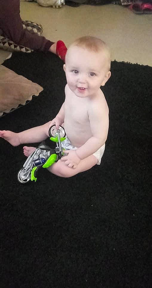 Braxton joined the competition — help win amazing prizes! arm, baby, child, joy, leg, person, skin, toddler