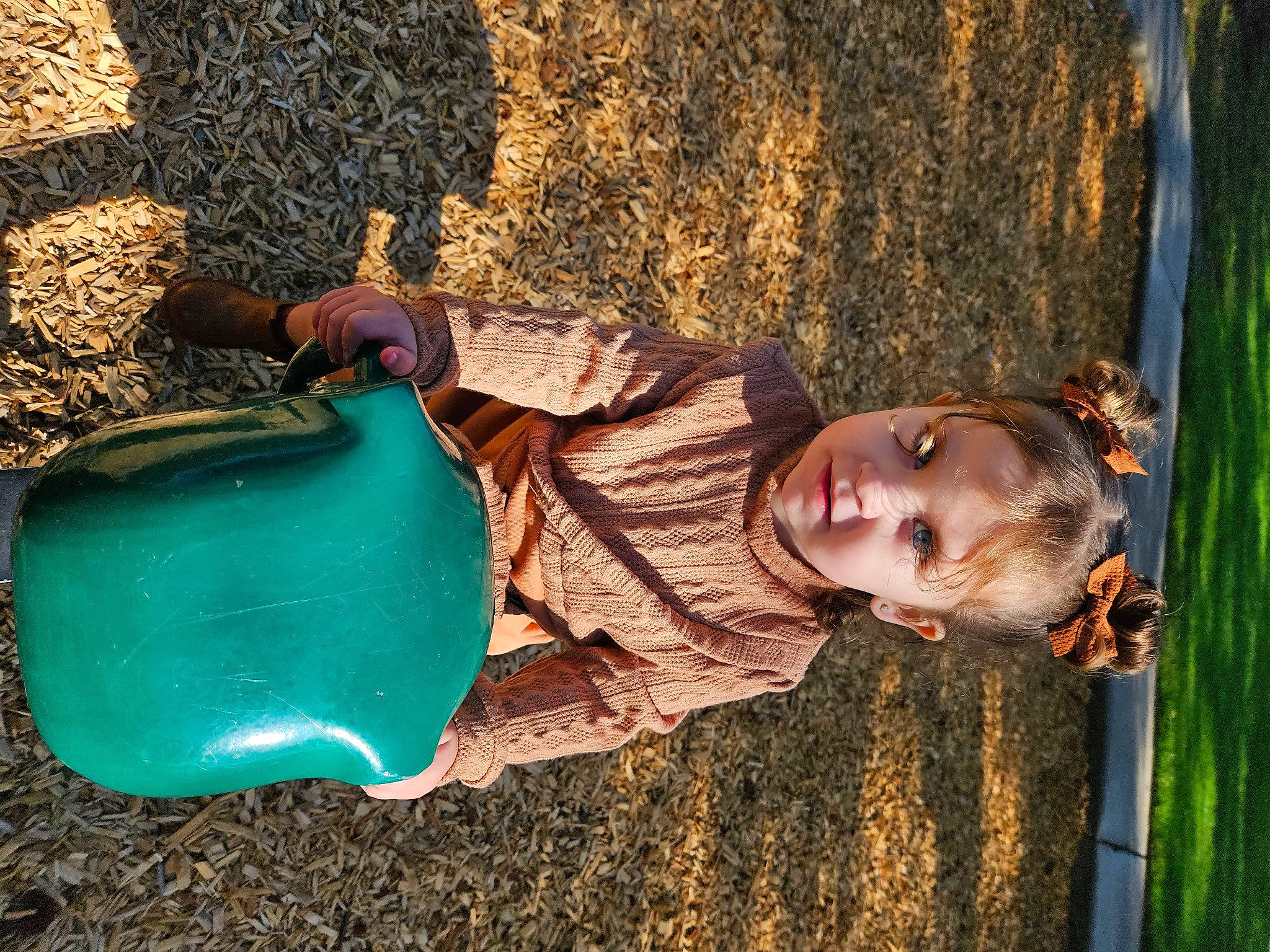 Nayeli joined the competition — help win amazing prizes! adaptation, beauty, electric_blue, fun, grass, happy, human, leaf, leisure, people_in_nature, person, plastic, shadow, sitting, soil, tints_and_shades, toddler, tree, trunk, water
