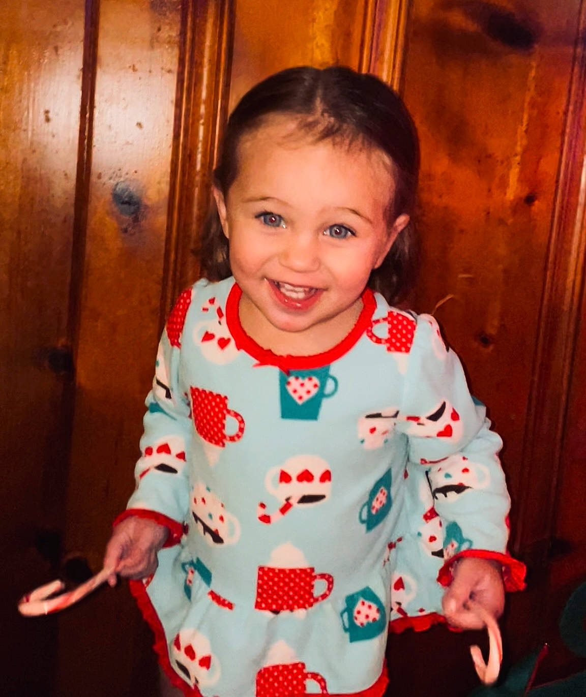 Harley Jade is registered to the contest to win money with this photo: baby, baby_toddler_clothing, cheek, child, collar, flooring, fun, happy, joy, pattern, person, play, room, sitting, skin, sleeve, smile, standing, t_shirt, toddler