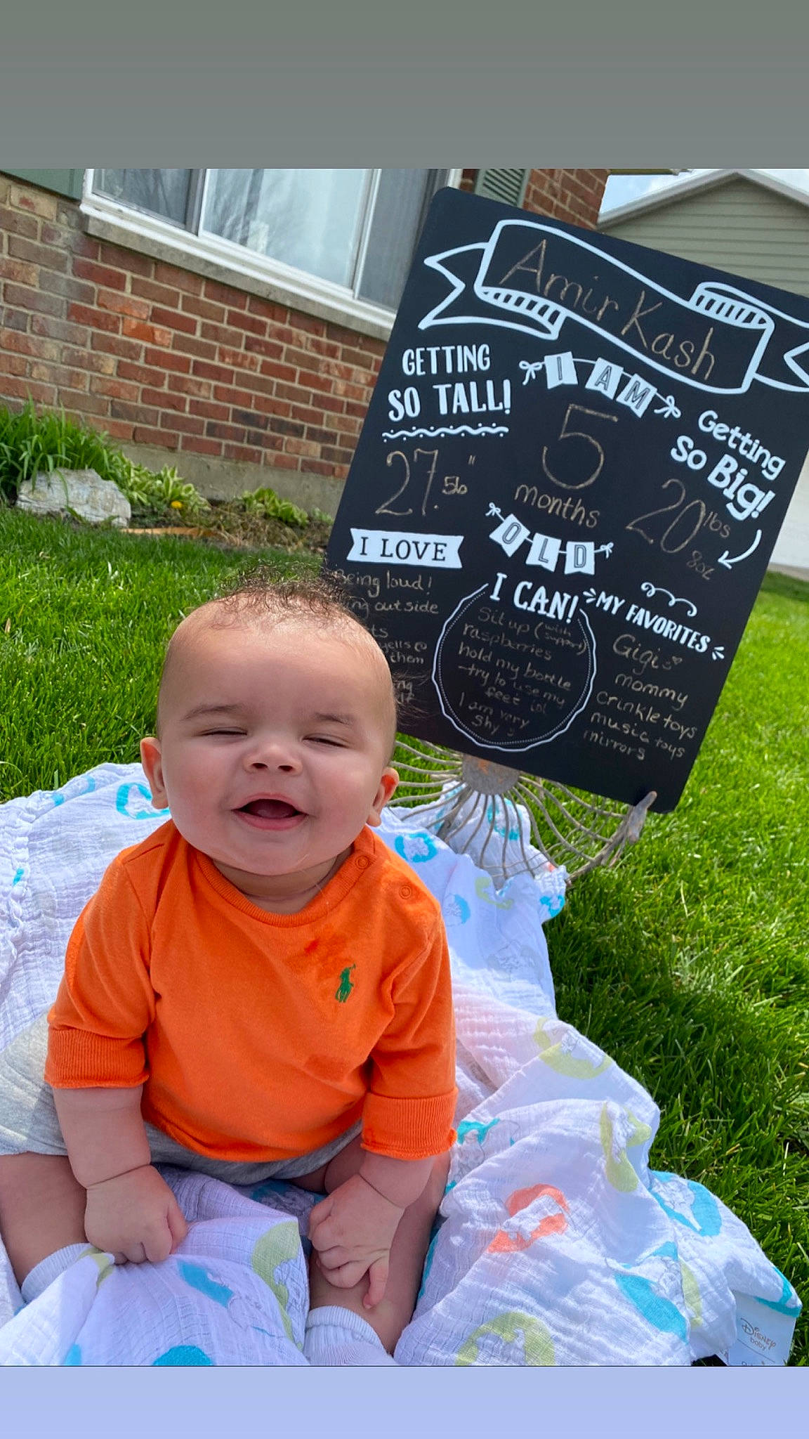 Amir is registered to the contest to win money with this photo: baby, child, grass, lawn, person, toddler, yard