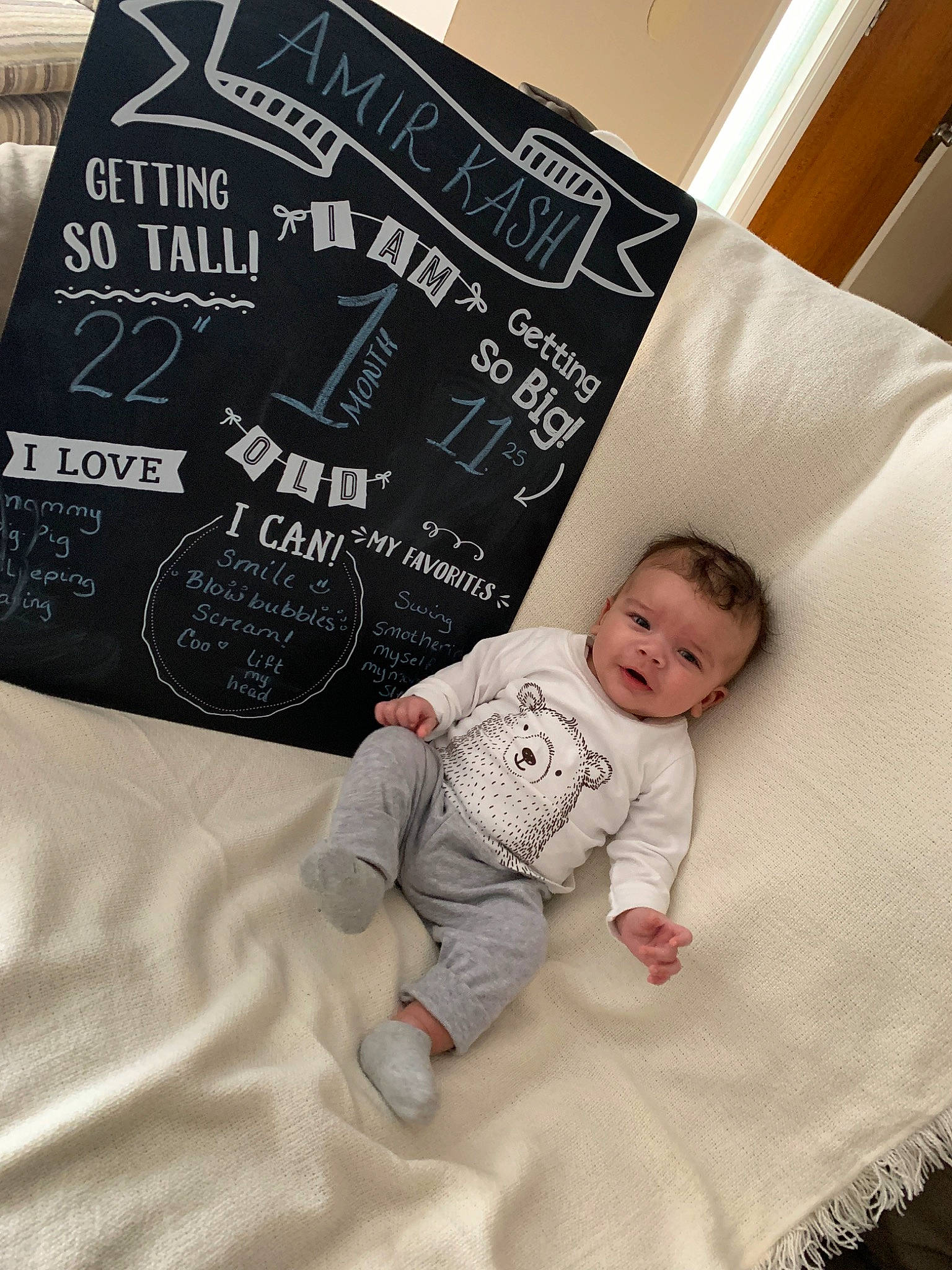 Amir is registered to the contest to win money with this photo: baby, baby_products, baby_sleeping, blanket, child, comfort, linens, person, product, room, t_shirt, textile