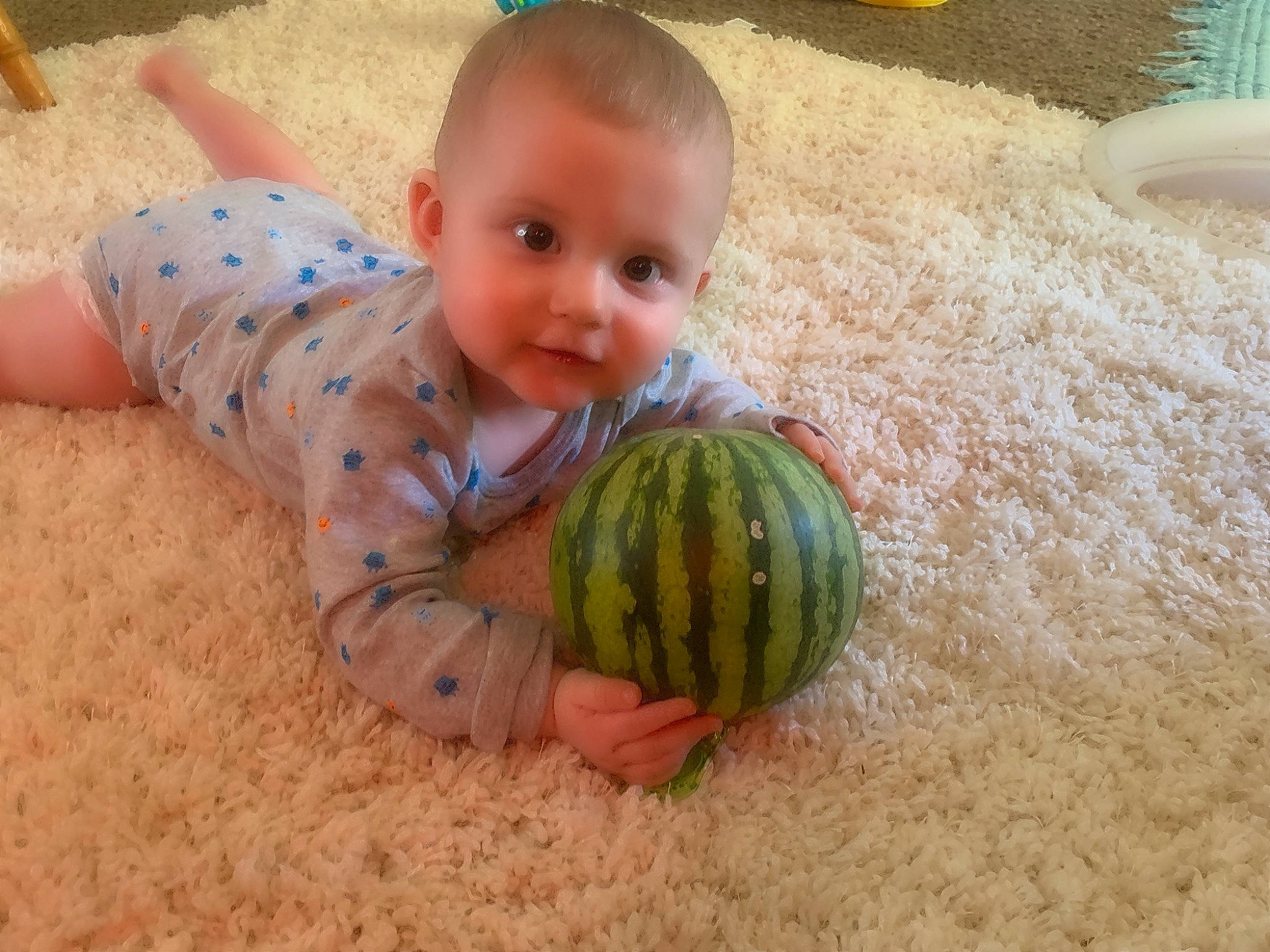 Otto Jude Spencer joined the competition — help win amazing prizes! _and_melon_family, _gourd, baby, child, citrullus, cucumber, cucumis, cucurbita, food, fruit, melon, person, plant, squash, toddler, watermelon, winter_squash