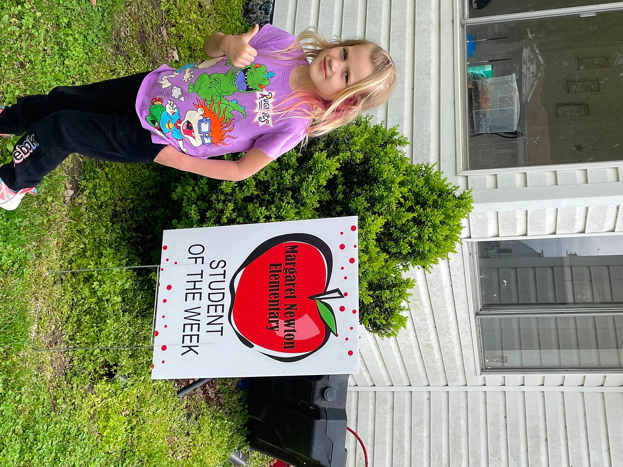 Chloe joined the competition — help win amazing prizes! advertising, baby, facade, font, fun, grass, green, happy, joy, leisure, person, photograph, plant, recreation, sign, signage, snapshot, summer, t_shirt, toddler