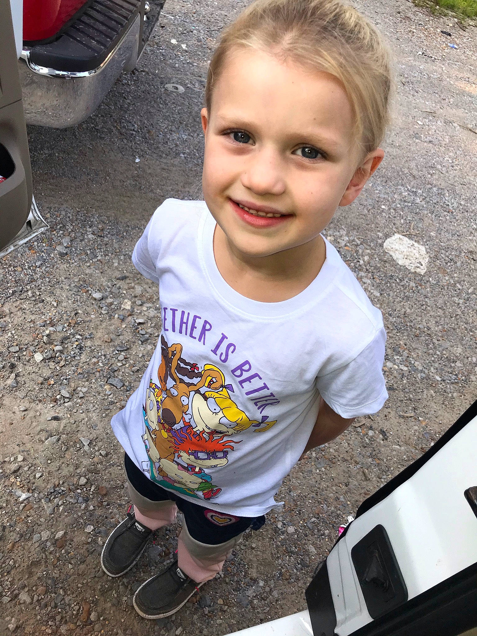 Chloe joined the competition — help win amazing prizes! asphalt, automotive_design, automotive_exterior, automotive_lighting, automotive_tail_brake_light, automotive_tire, bumper, face, hair, hairstyle, hand, happy, joy, motor_vehicle, person, product, public_space, smile, tire, vehicle