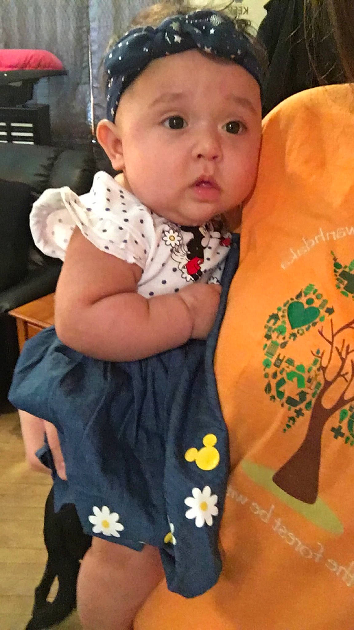 Kinslee is registered to the contest to win money with this photo: abdomen, arm, baby, baby_toddler_clothing, cheek, child, headwear, person, skin, surprise, toddler, trunk