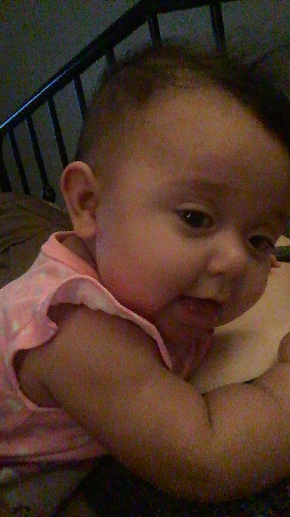 Kinslee joined the competition — help win amazing prizes! baby, cheek, child, chin, close_up, ear, eye, eyebrow, face, facial_expression, forehead, head, lip, mouth, muscle, nose, person, skin, smile, toddler