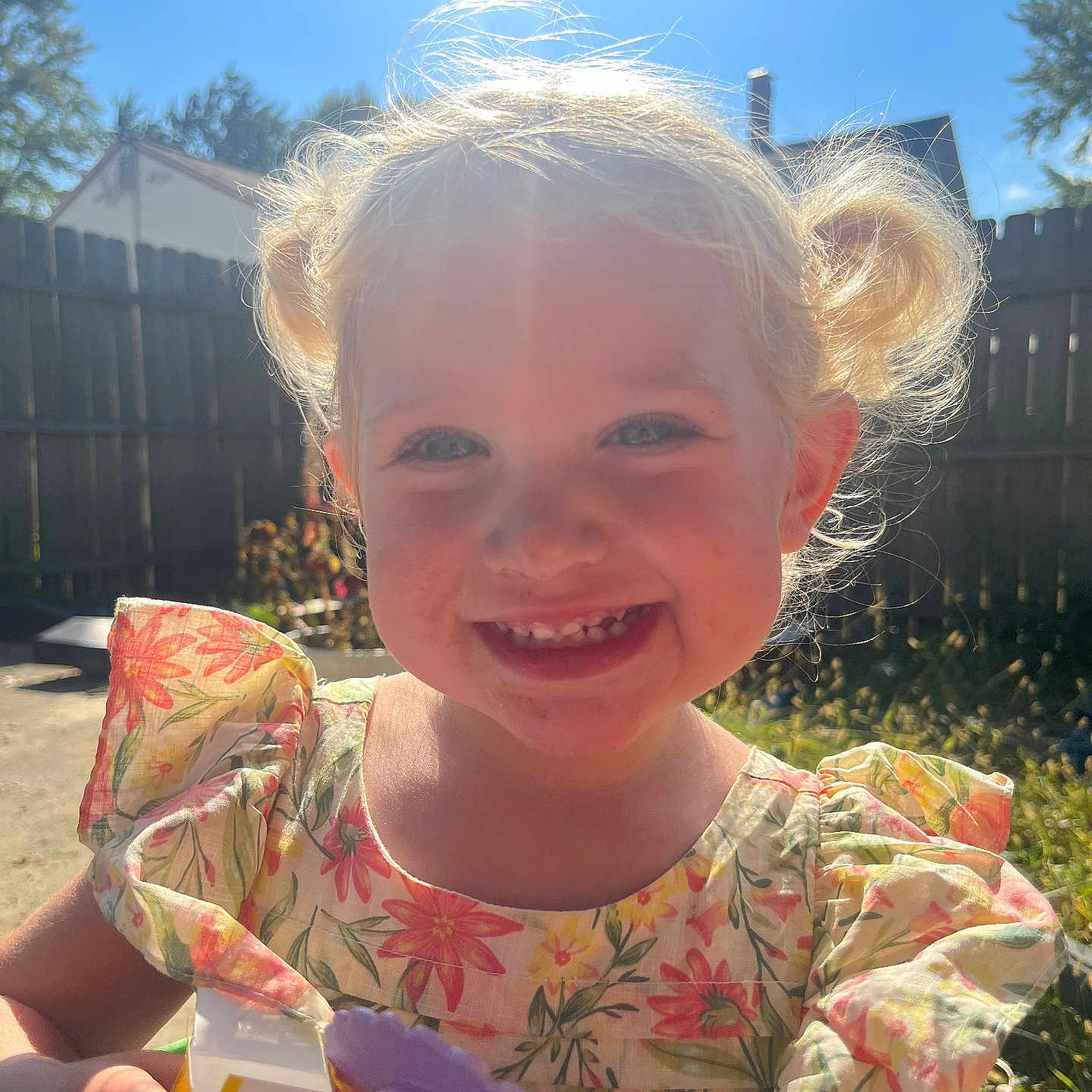 Adrianna joined the competition — help win amazing prizes! baby, bodypart, clothing, dress, face, finger, grass, hand, happy, head, nature, outdoors, person, photography, plant, portrait, sky, smile, summer, sunlight