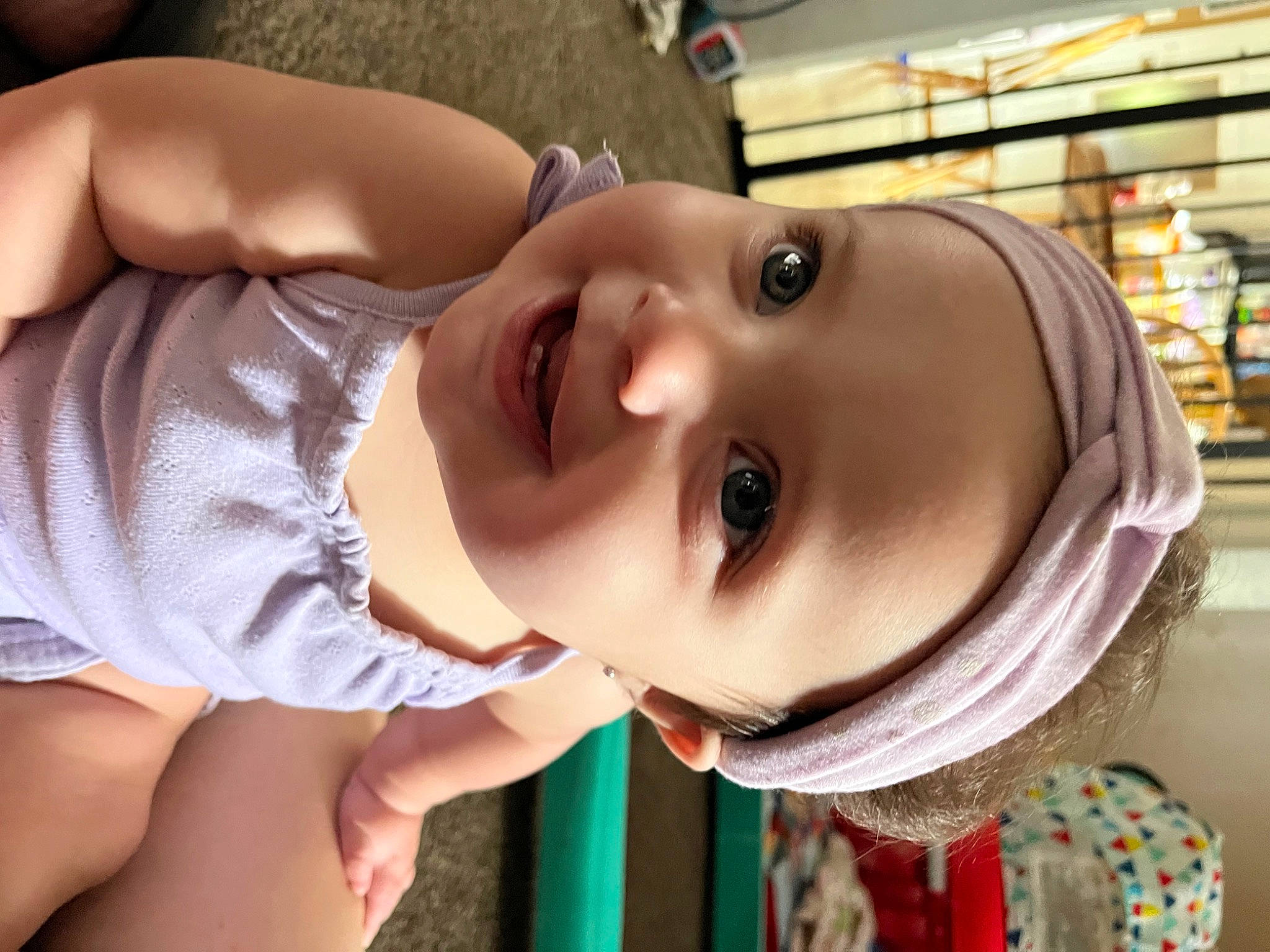 Kaylee is registered to the contest to win money with this photo: baby, baby_toddler_clothing, cheek, chest, child, chin, eye, eyebrow, eyelash, fun, happy, hat, headwear, joy, leisure, lip, mouth, neck, nose, person