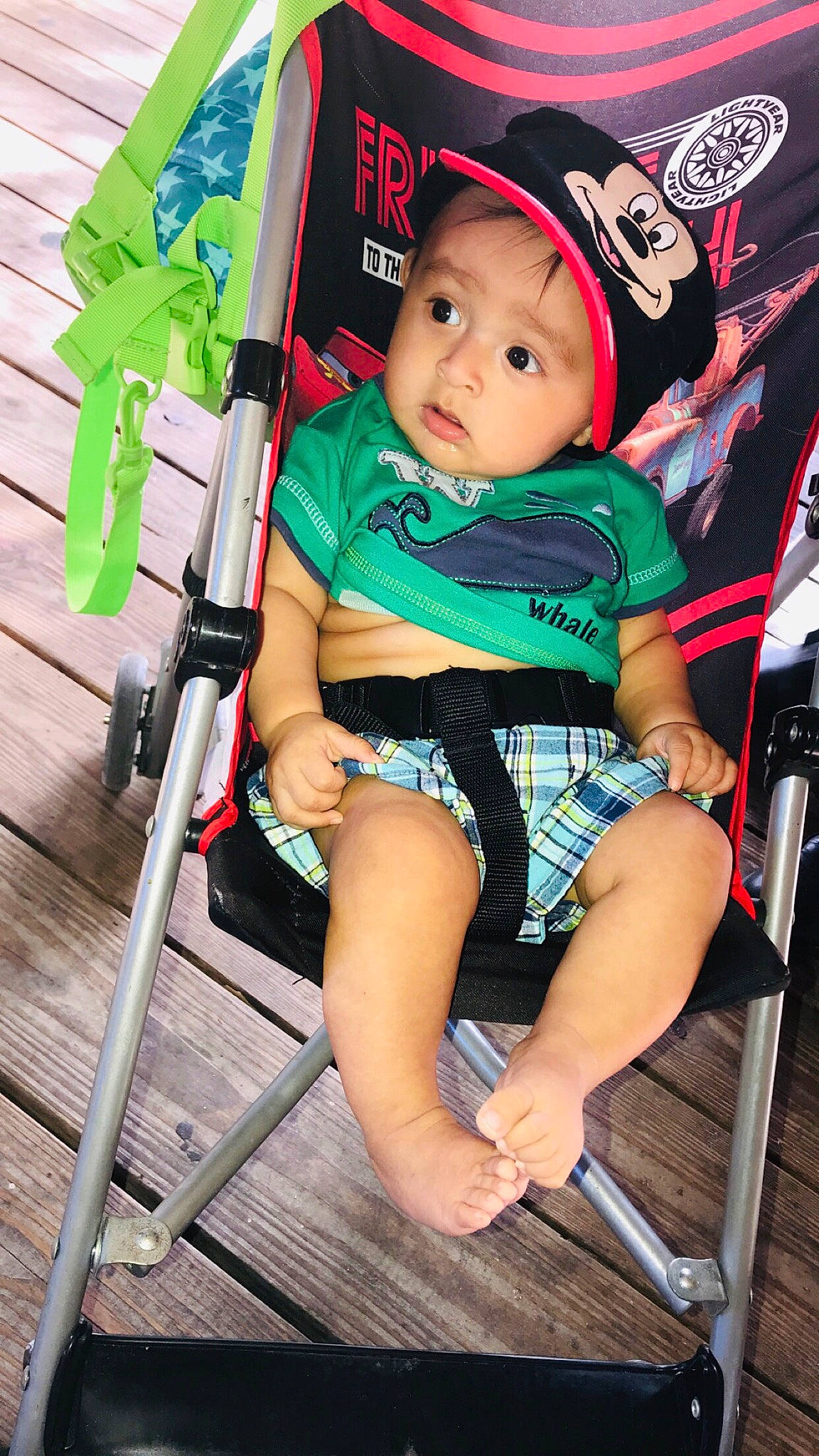 Lionel joined the competition — help win amazing prizes! baby, baby_carriage, baby_products, chair, child, leg, person, product, sitting, smile, thigh, toddler, vacation