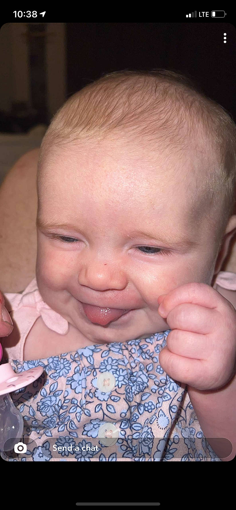 Lacey joined the competition — help win amazing prizes! cheek, chin, ear, eye, eyebrow, eyelash, finger, forehead, gesture, hand, happy, iris, joy, lip, mouth, neck, nose, organ, person, skin