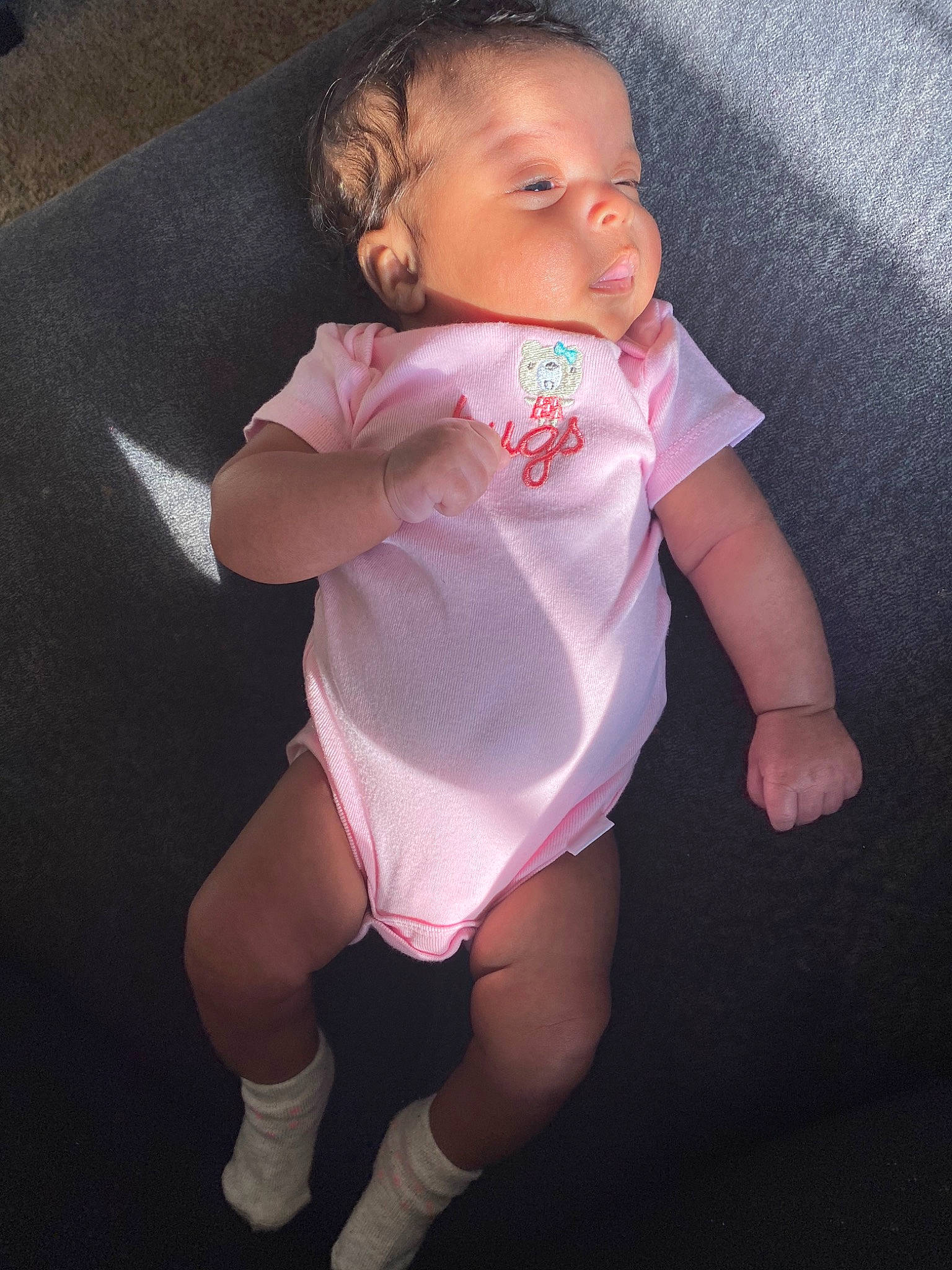 Layaníí joined the competition — help win amazing prizes! arm, baby, baby_products, baby_toddler_clothing, cheek, child, diaper, fun, joint, knee, leg, muscle, person, pink, product, skin, sleeve, t_shirt, thigh, toddler