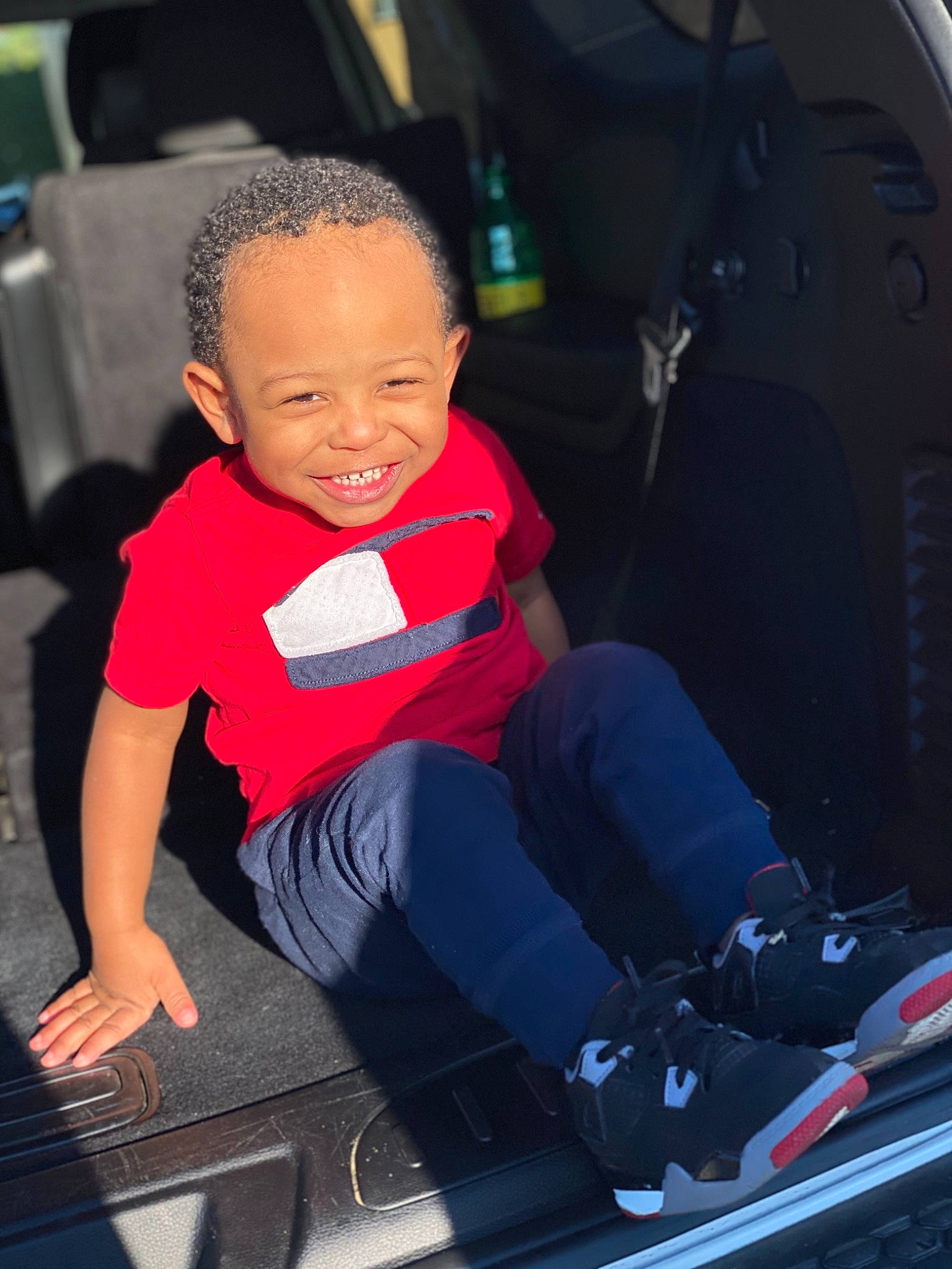 Elyas joined the competition — help win amazing prizes! auto_part, baby, baby_carriage, baby_in_car_seat, baby_products, car, car_seat, child, family_car, joy, person, product, seat_belt, sitting, smile, steering_wheel, toddler, vehicle