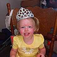 Savannah joined the competition — help win amazing prizes! accessories, adult, baby, birthdaycake, cake, chair, couch, cream, crown, dessert, face, furniture, head, jewelry, male, man, person, photography, portrait, tiara