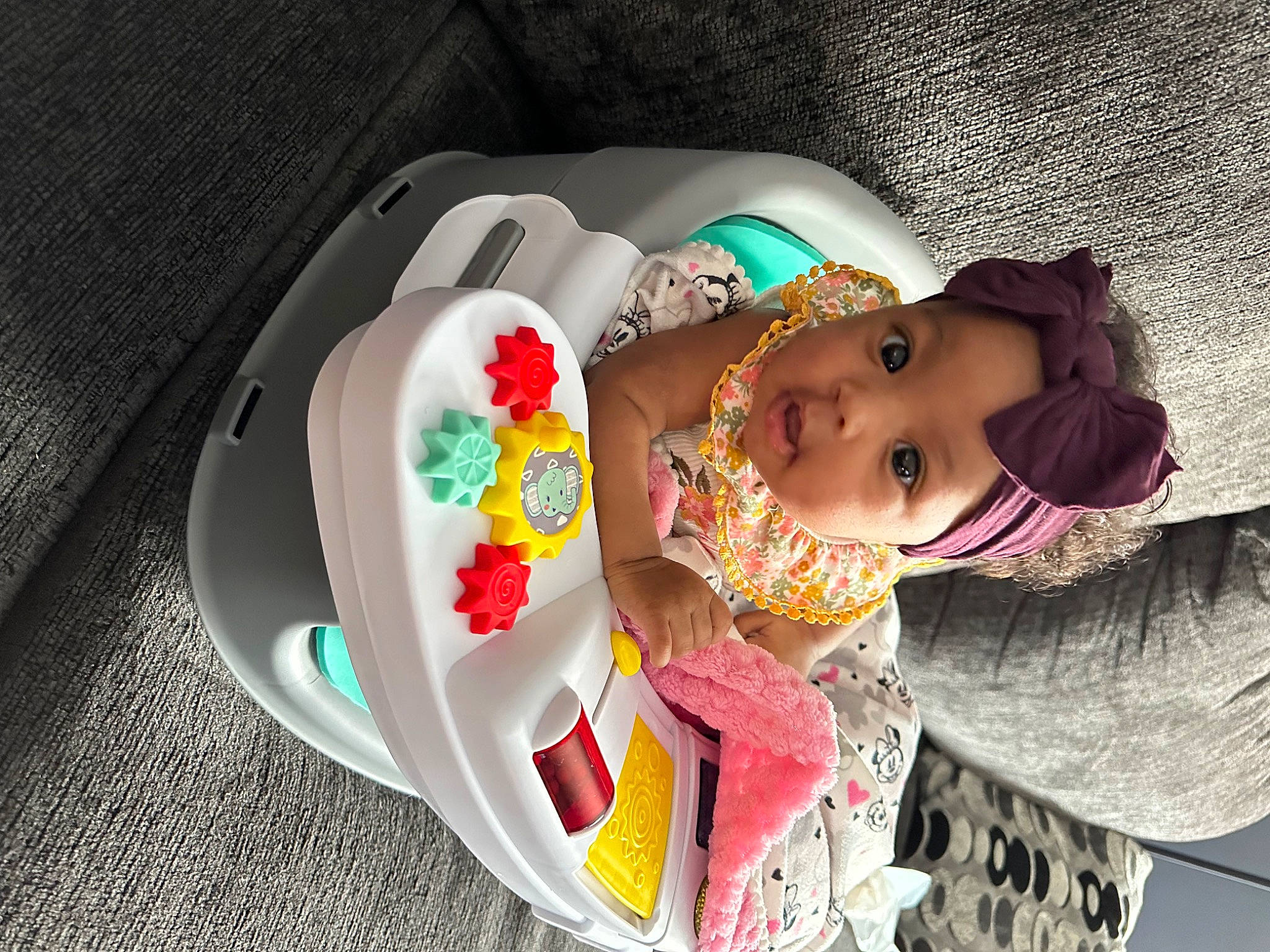 Rylei is registered to the contest to win money with this photo: baby, baby_products, birthday_cake, chair, child, comfort_food, dishware, event, food, fun, happy, head, headwear, house, ingredient, person, plate, smile, sweetness, table