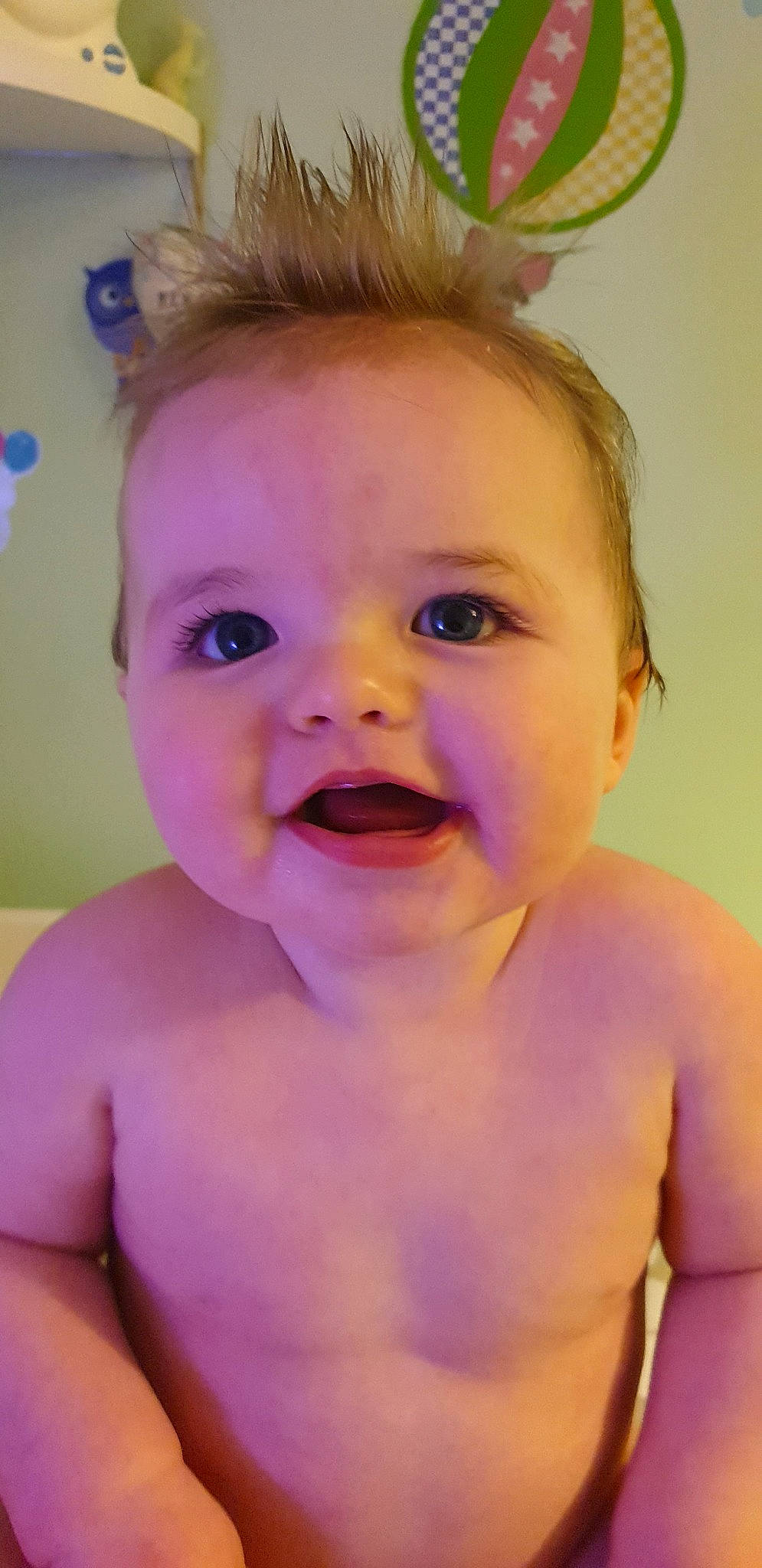 Lachlan joined the competition — help win amazing prizes! baby, baby_making_funny_faces, cheek, child, chin, ear, eye, eyebrow, face, facial_expression, forehead, hair, head, lip, mouth, nose, organ, person, skin, smile