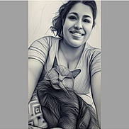 Loki is registered to the contest to win money with this photo: accessories, adult, art, bodypart, collage, drawing, earring, face, female, finger, hand, head, jewelry, person, photography, portrait, skin, tattoo, text, woman